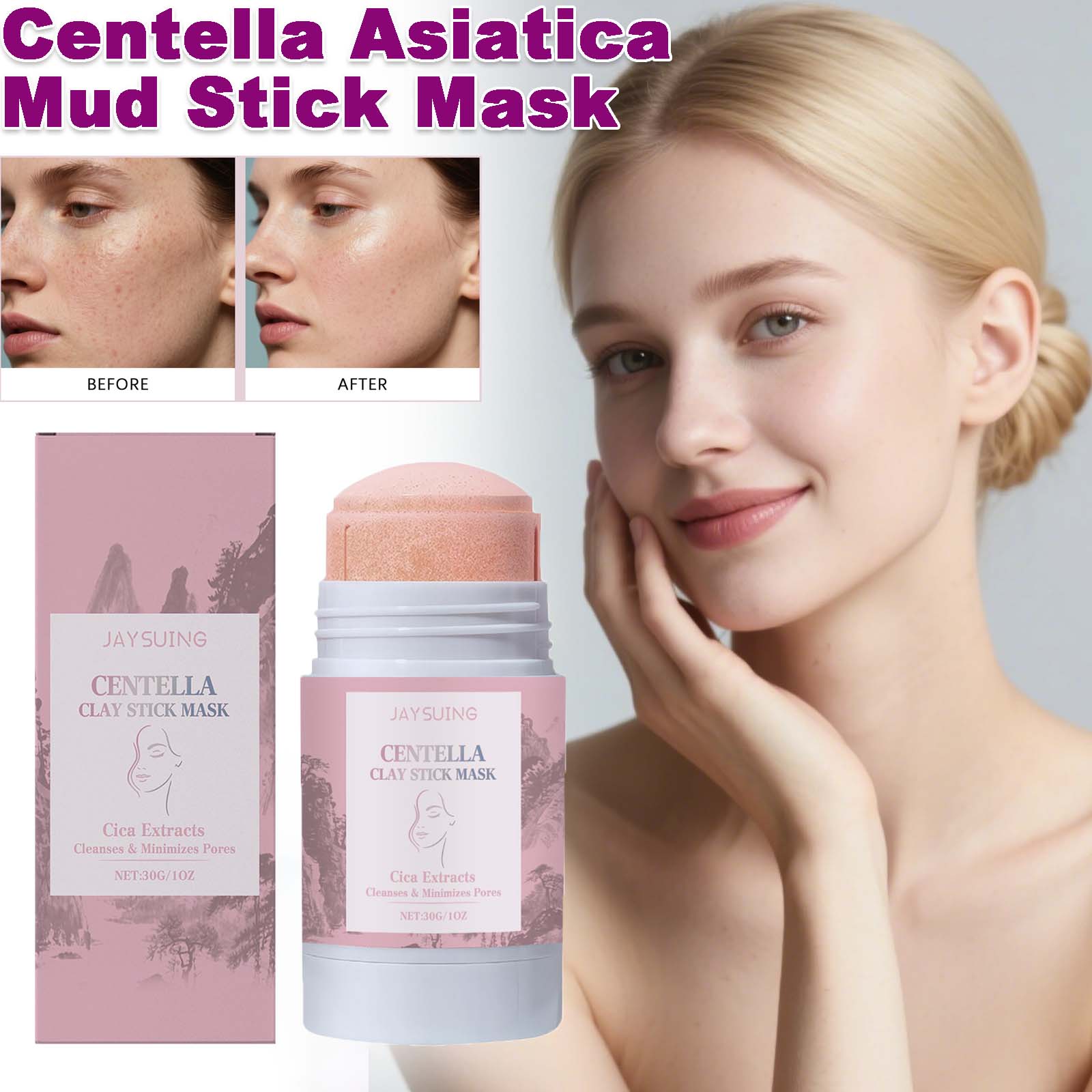 Bentonite Clay Mask - Centella Asiatica Mud Stick Mask Deep