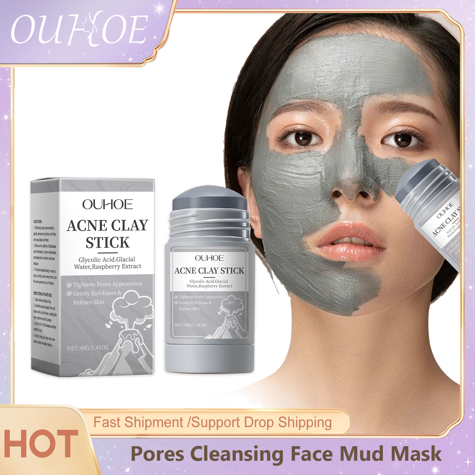 Pore Cleaning Clay Mask Mud Sh - đánh giá và giá Bentonite Clay Mask
