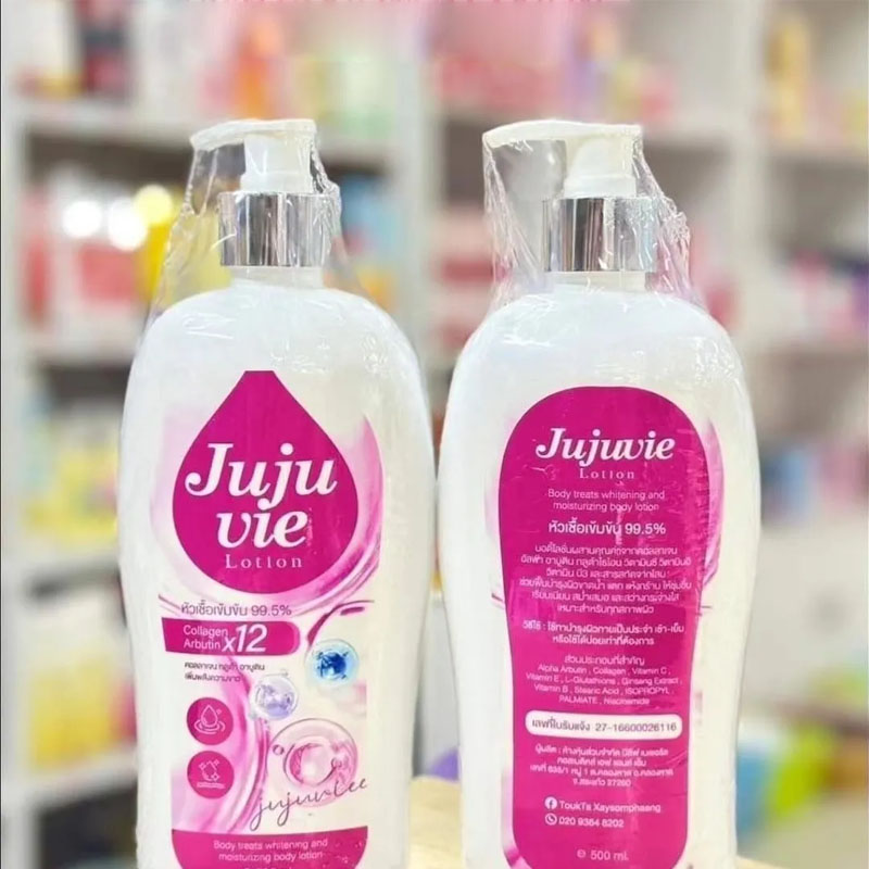 Thailand JUJUVIE LOTION COLLAG - đánh giá và giá Alpha Arbutin Serum