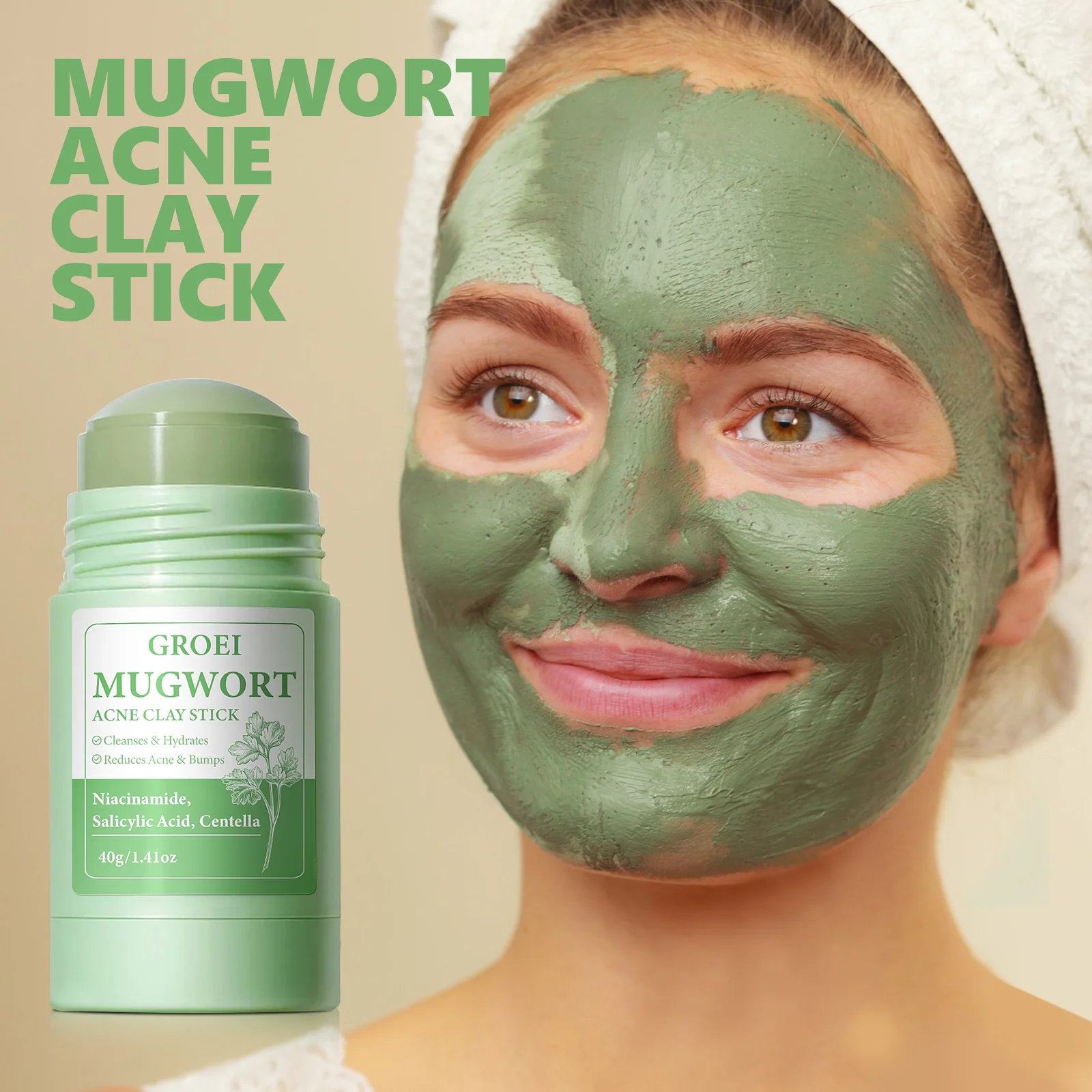 Mugwort Solid Mask Remove Blac - đánh giá và giá Bentonite Clay Mask