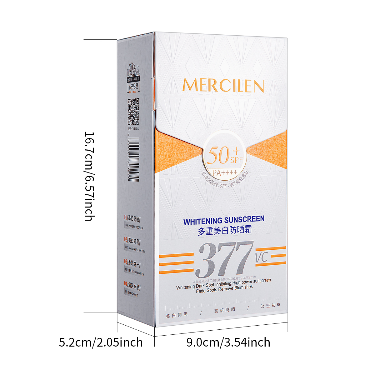 Mercilen Sunscreen 30g, Spf50+ - đánh giá và giá Spf 50 Sunscreen
