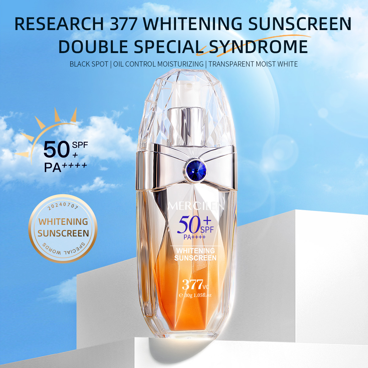 Mercilen Sunscreen 30g, Spf50+ - đánh giá và giá Spf 50 Sunscreen