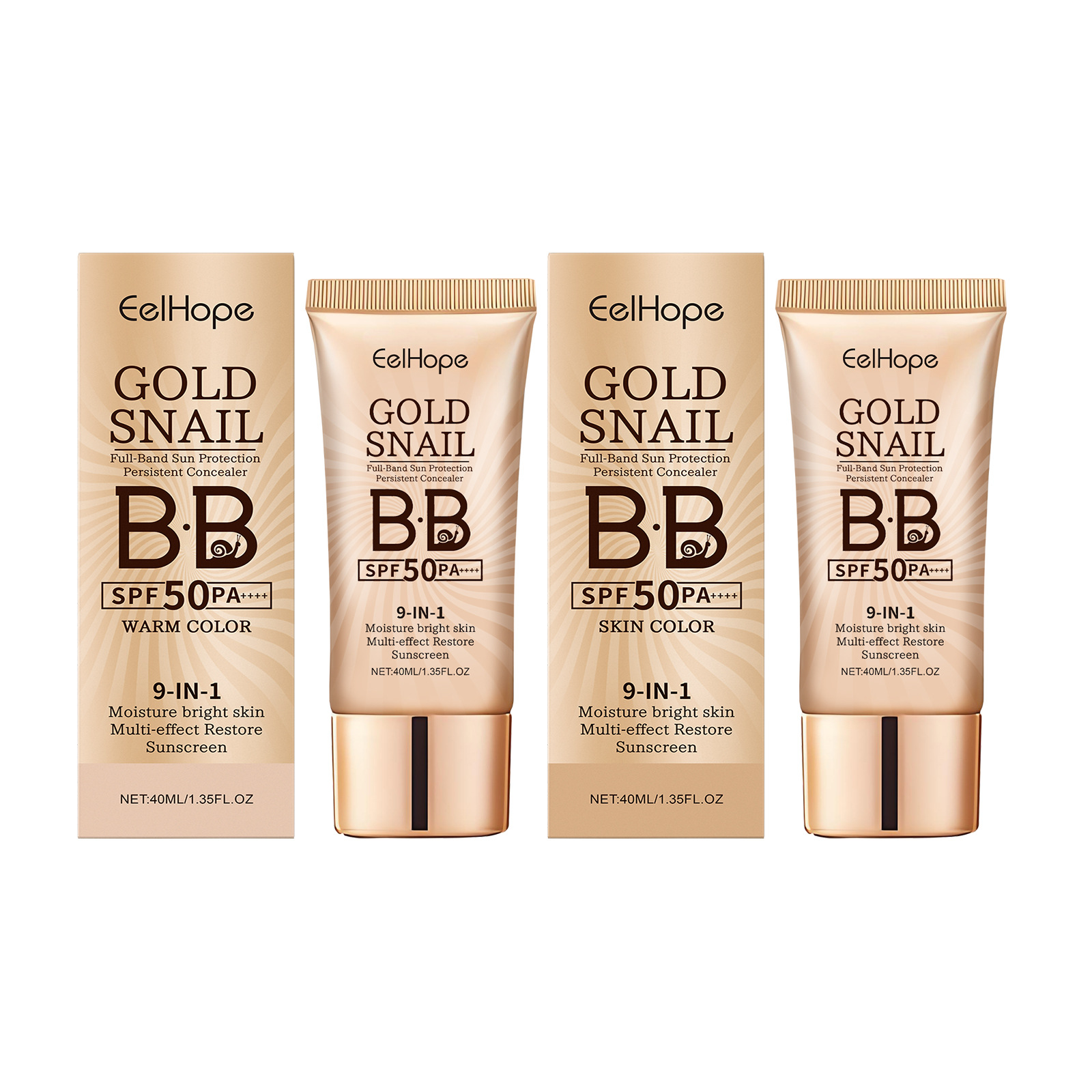 Gold Snail Sunscreen BB Cream  - đánh giá và giá Spf 50 Sunscreen
