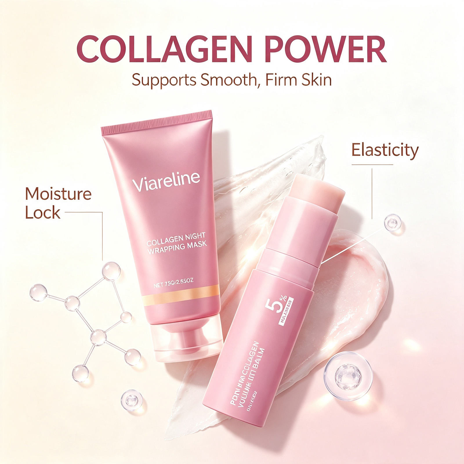 Collagen Face Care Set PDRN Ba - đánh giá và giá Skincare Basic