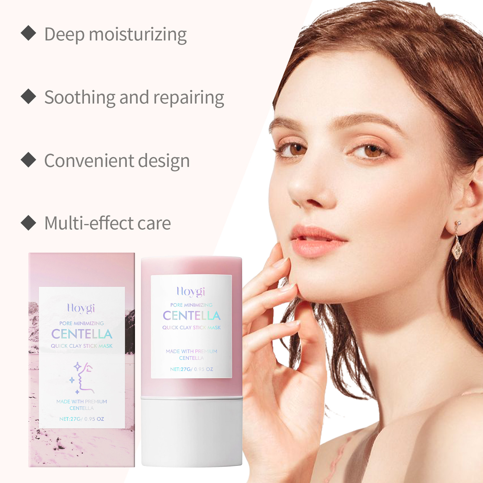 Centella Clay Stick Mask Facia - đánh giá và giá Bentonite Clay Mask