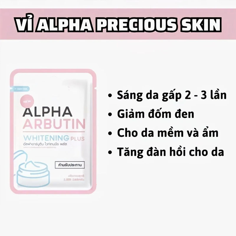 Vietnam Trang Da Alpha Arbutin - đánh giá và giá Alpha Arbutin Serum