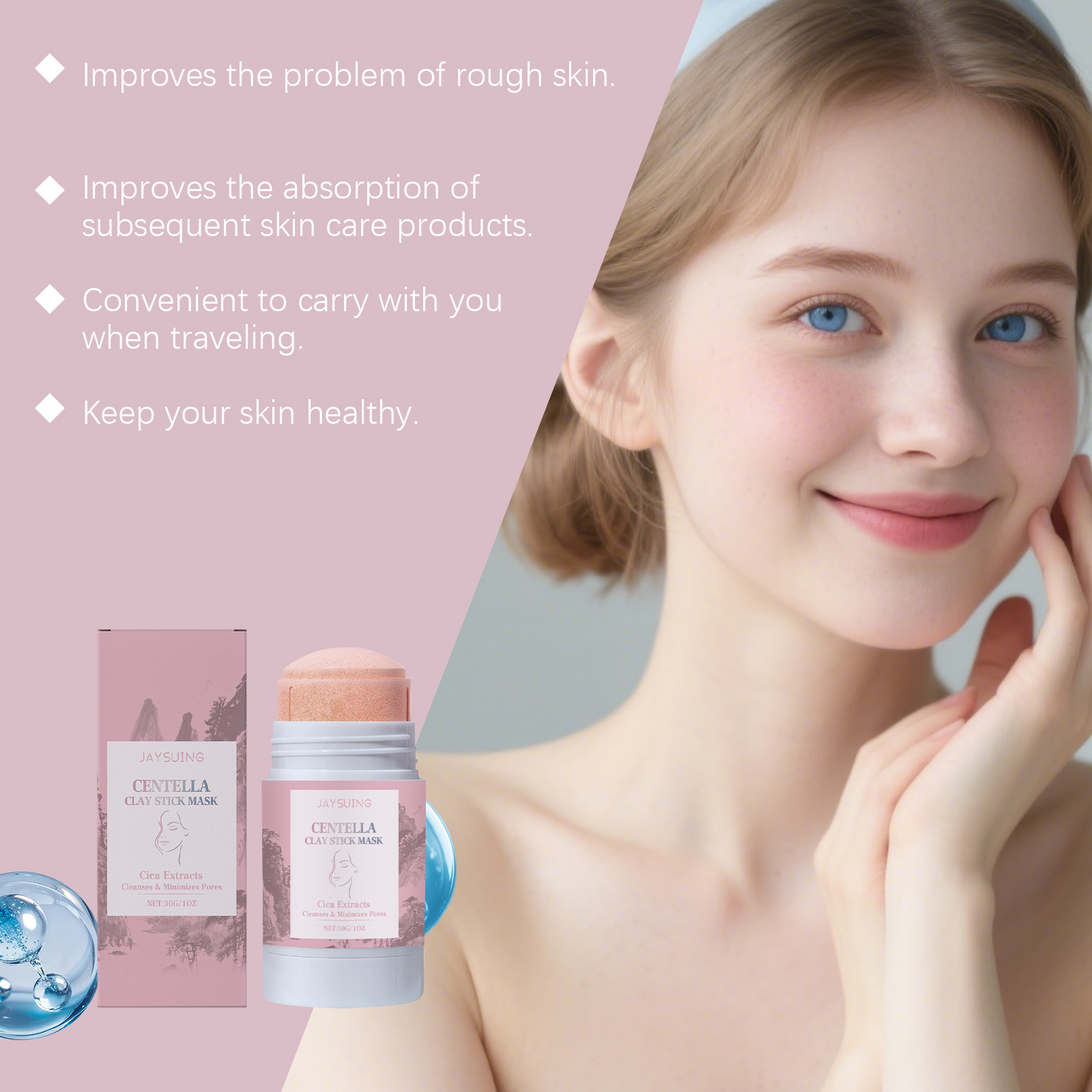 Centella Asiatica Mud Stick Ma - đánh giá và giá Bentonite Clay Mask