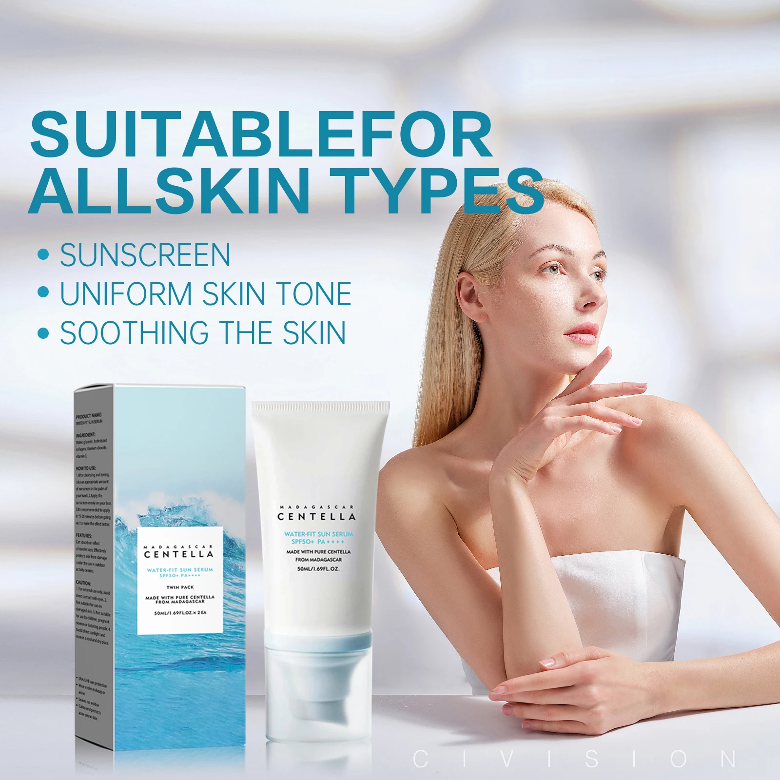 2/1pcs SPF50+ Sunscreen Cream  - đánh giá và giá Spf 50 Sunscreen