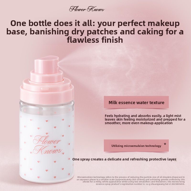FlowerKnow Makeup Base Moistur - đánh giá và giá Skincare Basic
