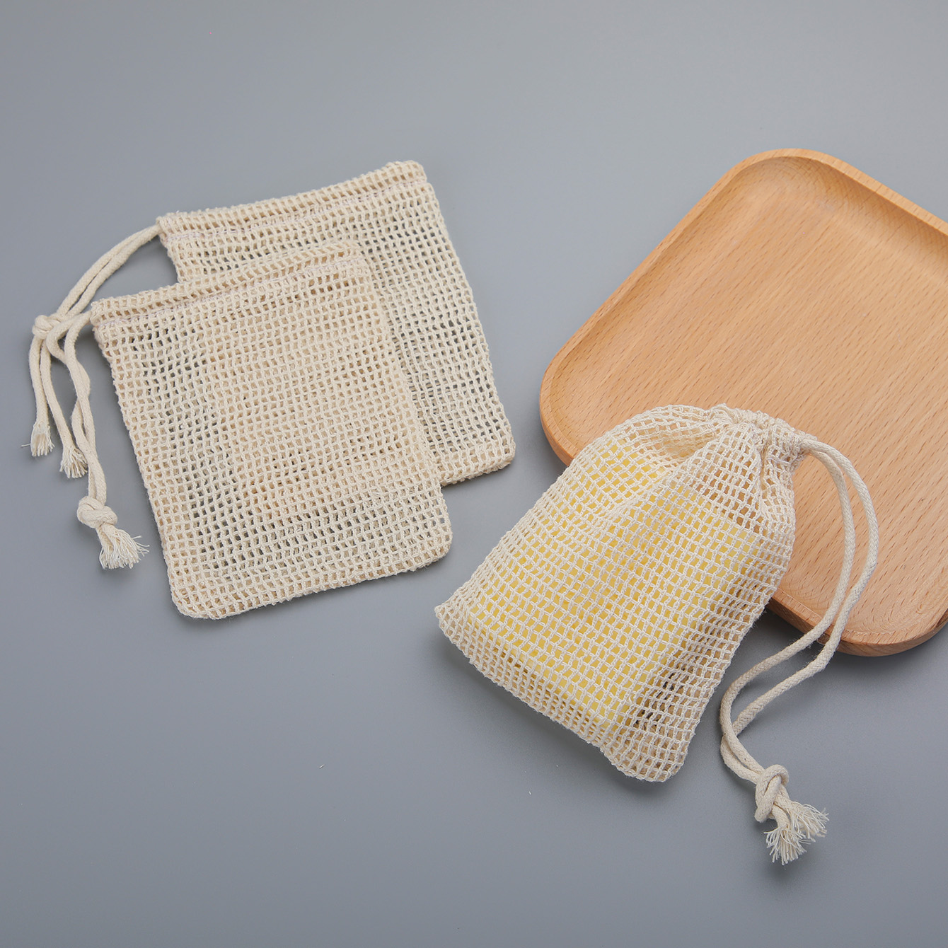 Natural Cotton Soap Saver Bag, - đánh giá và giá Skincare Oily Skin