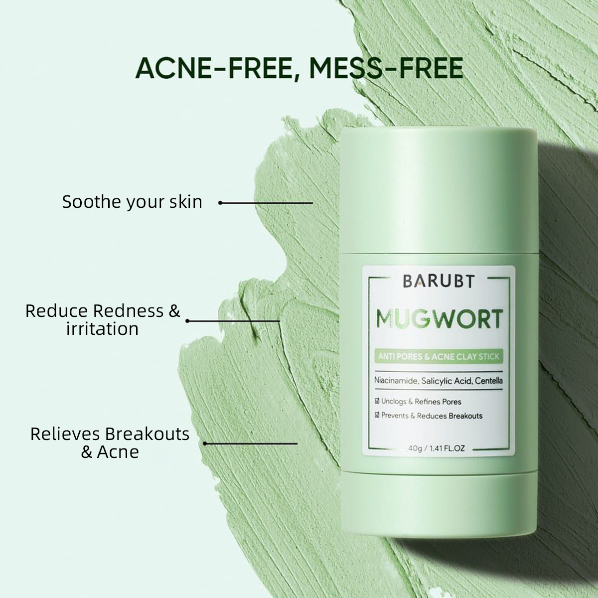 Remove Blackhead Acne Mugwort  - đánh giá và giá Bentonite Clay Mask
