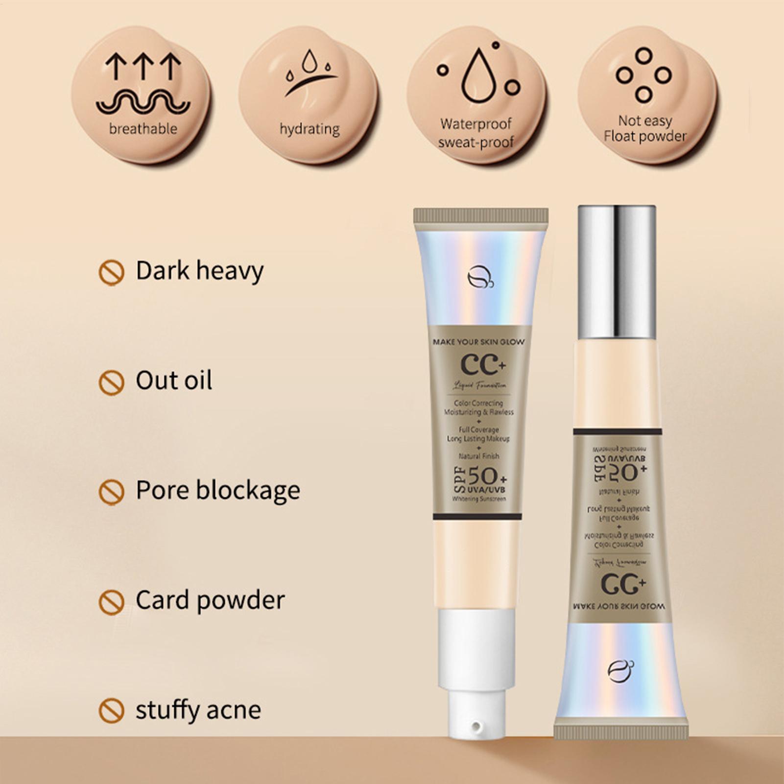 CC Cream Foundation SPF 50 Sun - đánh giá và giá Spf 50 Sunscreen